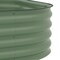 3-Tier Galvanized Steel Open-Bottom Planters with Rubber Edging